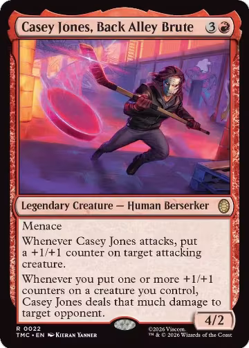 Casey Jones, Back Alley Brute (22), Commander: Teenage Mutant Ninja Turtles — Magic card price