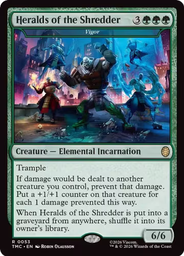 Heralds of the Shredder - Vigor (53), Commander: Teenage Mutant Ninja Turtles — Magic card price