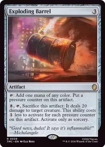 Exploding Barrel (39), Commander: Teenage Mutant Ninja Turtles — Magic card price