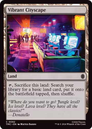 Vibrant Cityscape (82), Commander: Teenage Mutant Ninja Turtles — Magic card price