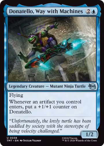 Donatello, Way with Machines (38), Teenage Mutant Ninja Turtles — Magic card price