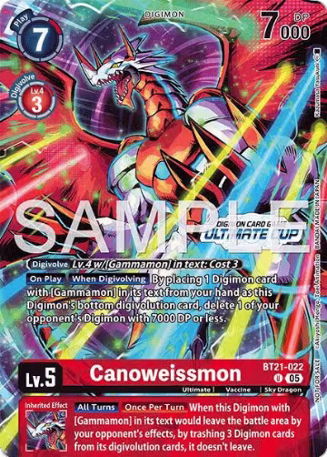 Canoweissmon (Ultimate Cup 26-27 Season 1 Top 4) (BT21-022 U) — card price