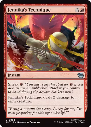 Jennika's Technique (93), Teenage Mutant Ninja Turtles — Magic card price