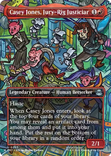 Casey Jones, Jury-Rig Justiciar (Borderless) (207), Teenage Mutant Ninja Turtles — Magic card price