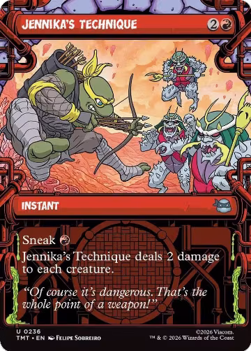Jennika's Technique (Showcase) (236), Teenage Mutant Ninja Turtles — Magic card price