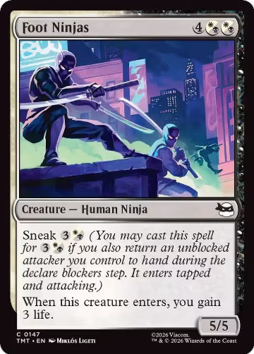 Foot Ninjas (147), Teenage Mutant Ninja Turtles — Magic card price