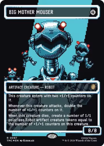 Big Mother Mouser (Borderless) (Surge Foil) (97), Commander: Teenage Mutant Ninja Turtles — Magic card price