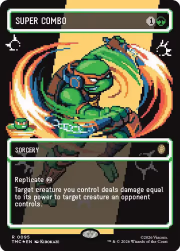 Super Combo (Borderless) (Surge Foil) (95), Commander: Teenage Mutant Ninja Turtles — Magic card price