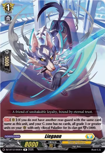Liegaon (DZ-BT12/059EN), DZ-BT12: Chasm of Lost Souls — Vanguard card price