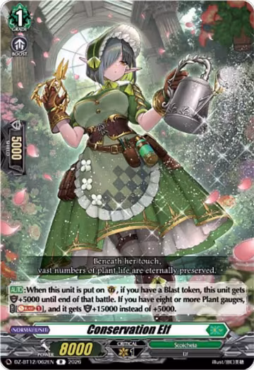 Conservation Elf (DZ-BT12/062EN), DZ-BT12: Chasm of Lost Souls — Vanguard card price