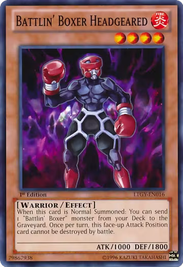 Battlin' Boxer Headgeared (LTGY-EN016), Lord of the Tachyon Galaxy — Yu-Gi-Oh! card price