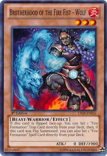 Brotherhood of the Fire Fist - Wolf (LTGY-EN026), Lord of the Tachyon Galaxy — Yu-Gi-Oh! card price