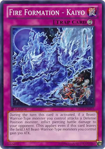 Fire Formation - Kaiyo (LTGY-EN075), Lord of the Tachyon Galaxy — Yu-Gi-Oh! card price