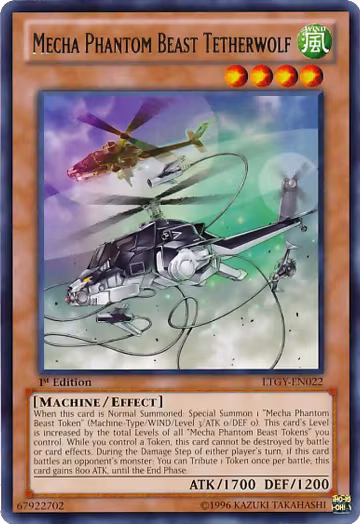Mecha Phantom Beast Tetherwolf (LTGY-EN022), Lord of the Tachyon Galaxy — Yu-Gi-Oh! card price