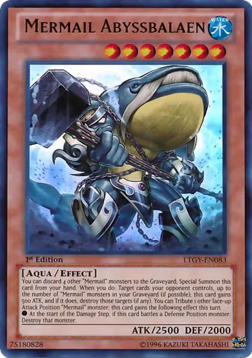 Mermail Abyssbalaen (LTGY-EN083), Lord of the Tachyon Galaxy — Yu-Gi-Oh! card price