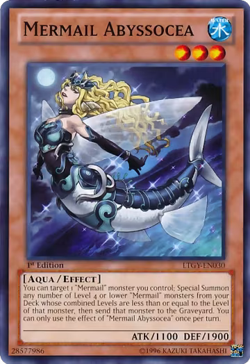 Mermail Abyssocea (LTGY-EN030), Lord of the Tachyon Galaxy — Yu-Gi-Oh! card price