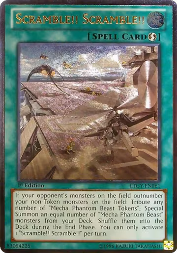 Scramble!! Scramble!! (UTR) (LTGY-EN061), Lord of the Tachyon Galaxy — Yu-Gi-Oh! card price