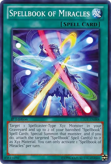 Spellbook of Miracles (LTGY-EN088), Lord of the Tachyon Galaxy — Yu-Gi-Oh! card price