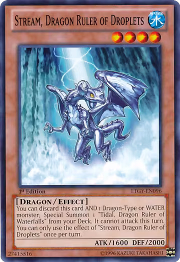 Stream, Dragon Ruler of Droplets (LTGY-EN096), Lord of the Tachyon Galaxy — Yu-Gi-Oh! card price