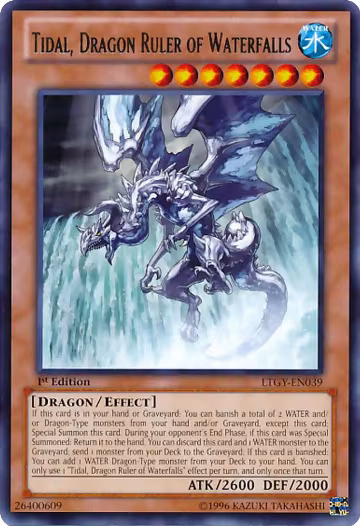Tidal, Dragon Ruler of Waterfalls (LTGY-EN039), Lord of the Tachyon Galaxy — Yu-Gi-Oh! card price