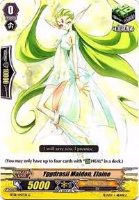 Yggdrasil Maiden, Elaine (BT01/047EN), Descent of the King of Knights — Vanguard card price