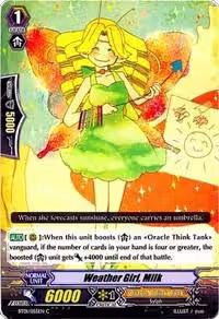 Weather Girl, Milk (BT01/055EN), Descent of the King of Knights — Vanguard card price