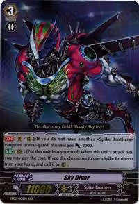 Sky Diver (BT02/001EN), Onslaught of Dragon Souls — Vanguard card price