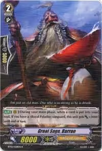 Great Sage, Barron (BT02/028EN), Onslaught of Dragon Souls — Vanguard card price