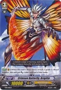 Crimson Butterfly, Brigitte (Non-Holo) (TD01/001EN), Trial Deck 1: Blaster Blade — Vanguard card price