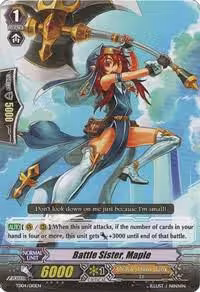 Battle Sister, Maple (TD04/010EN), Trial Deck 4: Maiden Princess of the Cherry Blossom — Vanguard card price