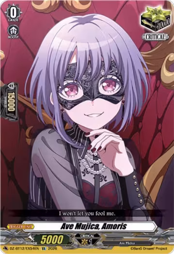 Ave Mujica, Amoris (DZ-BT12/EX54EN), DZ-BT12: Chasm of Lost Souls — Vanguard card price