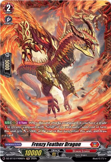 Frenzy Feather Dragon (FR) (DZ-BT12/FR06EN), DZ-BT12: Chasm of Lost Souls — Vanguard card price
