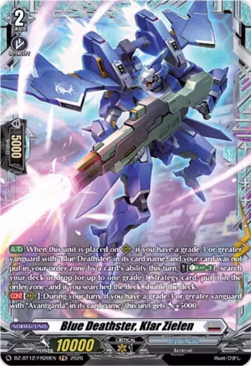 Blue Deathster, Klar Zielen (FR) (DZ-BT12/FR20EN), DZ-BT12: Chasm of Lost Souls — Vanguard card price