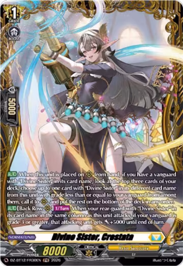 Divine Sister, Crostata (FR) (DZ-BT12/FR30EN), DZ-BT12: Chasm of Lost Souls — Vanguard card price
