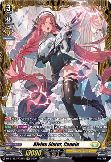 Divine Sister, Canele (FR) (DZ-BT12/FR32EN), DZ-BT12: Chasm of Lost Souls — Vanguard card price