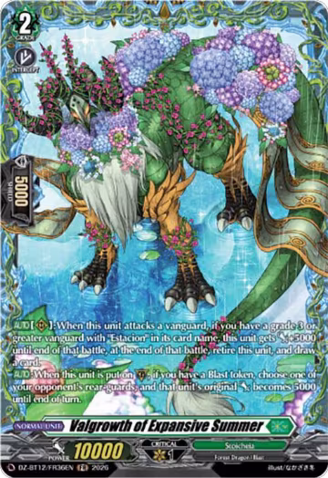 Valgrowth of Expansive Summer (FR) (DZ-BT12/FR36EN), DZ-BT12: Chasm of Lost Souls — Vanguard card price