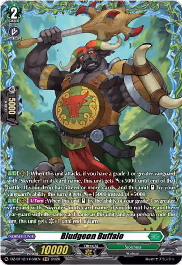 Bludgeon Buffalo (FR) (DZ-BT12/FR38EN), DZ-BT12: Chasm of Lost Souls — Vanguard card price