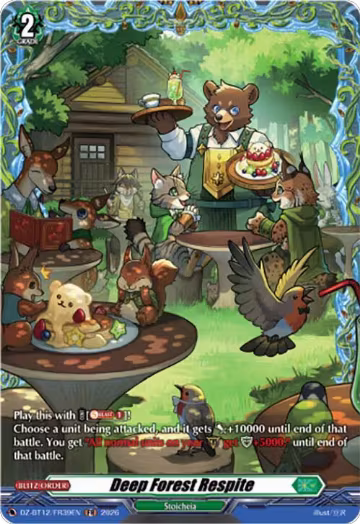Deep Forest Respite (FR) (DZ-BT12/FR39EN), DZ-BT12: Chasm of Lost Souls — Vanguard card price