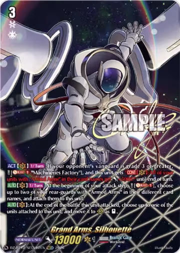 Grand Arms, Silhouette (SECV) (DZ-BT12/SECV02EN), DZ-BT12: Chasm of Lost Souls — Vanguard card price