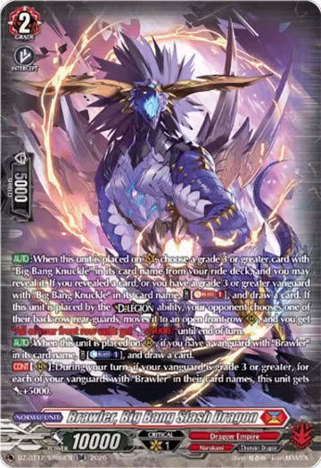 Brawler, Big Bang Slash Dragon (SR) (DZ-BT12/SR06EN), DZ-BT12: Chasm of Lost Souls — Vanguard card price