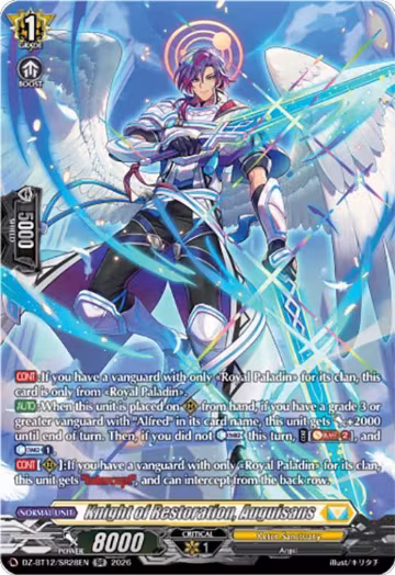 Knight of Restoration, Auguisans (SR) (DZ-BT12/SR28EN), DZ-BT12: Chasm of Lost Souls — Vanguard card price