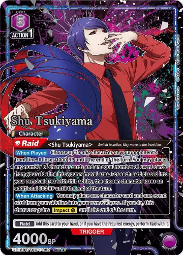 Shu Tsukiyama (052) (SR**) (UE18BT/TKG-1-052) — card price