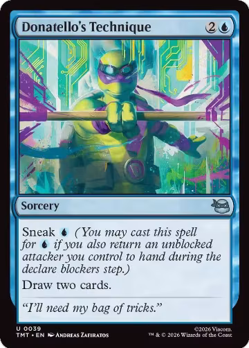 Donatello's Technique (39), Teenage Mutant Ninja Turtles — Magic card price