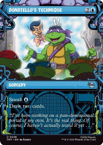 Donatello's Technique (Showcase) (228), Teenage Mutant Ninja Turtles — Magic card price