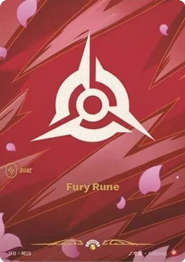 Fury Rune (R01b) (R01b), Spiritforged — Riftbound card price