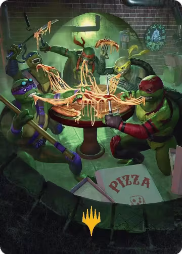 Food Chain Art Card (Gold-Stamped) (33), Art Series: Teenage Mutant Ninja Turtles — Magic card price