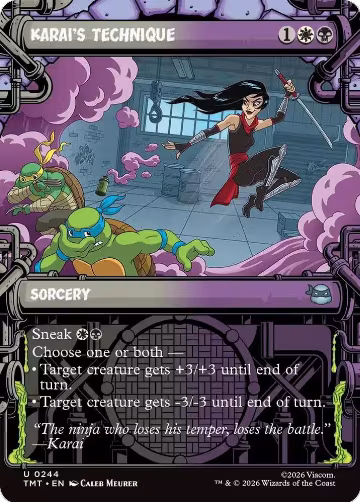 Karai's Technique (Showcase) (244), Teenage Mutant Ninja Turtles — Magic card price