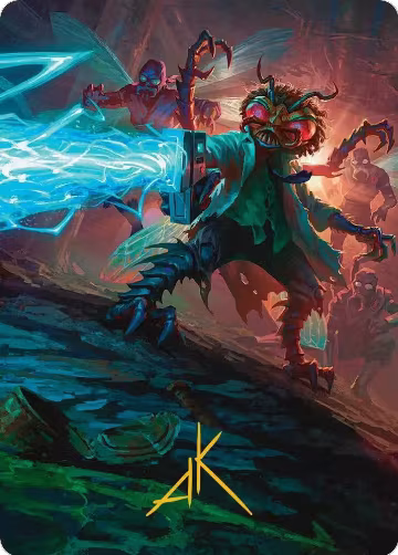 Baxter, Exzzperimental Zzientist Art Card (Gold-Stamped Signature) (51), Art Series: Teenage Mutant Ninja Turtles — Magic card price