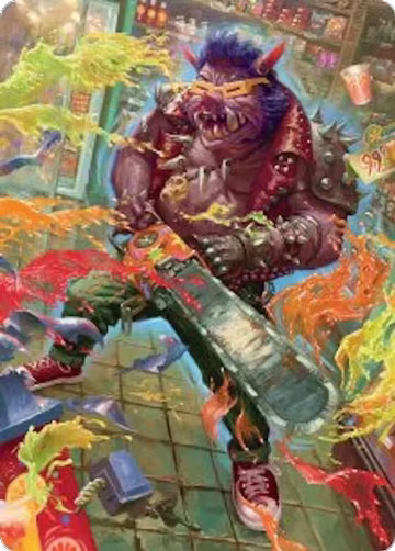 Bebop, Porcine Punk Art Card (52), Art Series: Teenage Mutant Ninja Turtles — Magic card price