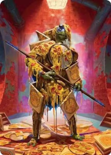 Commander's Plate Art Card (50), Art Series: Teenage Mutant Ninja Turtles — Magic card price
